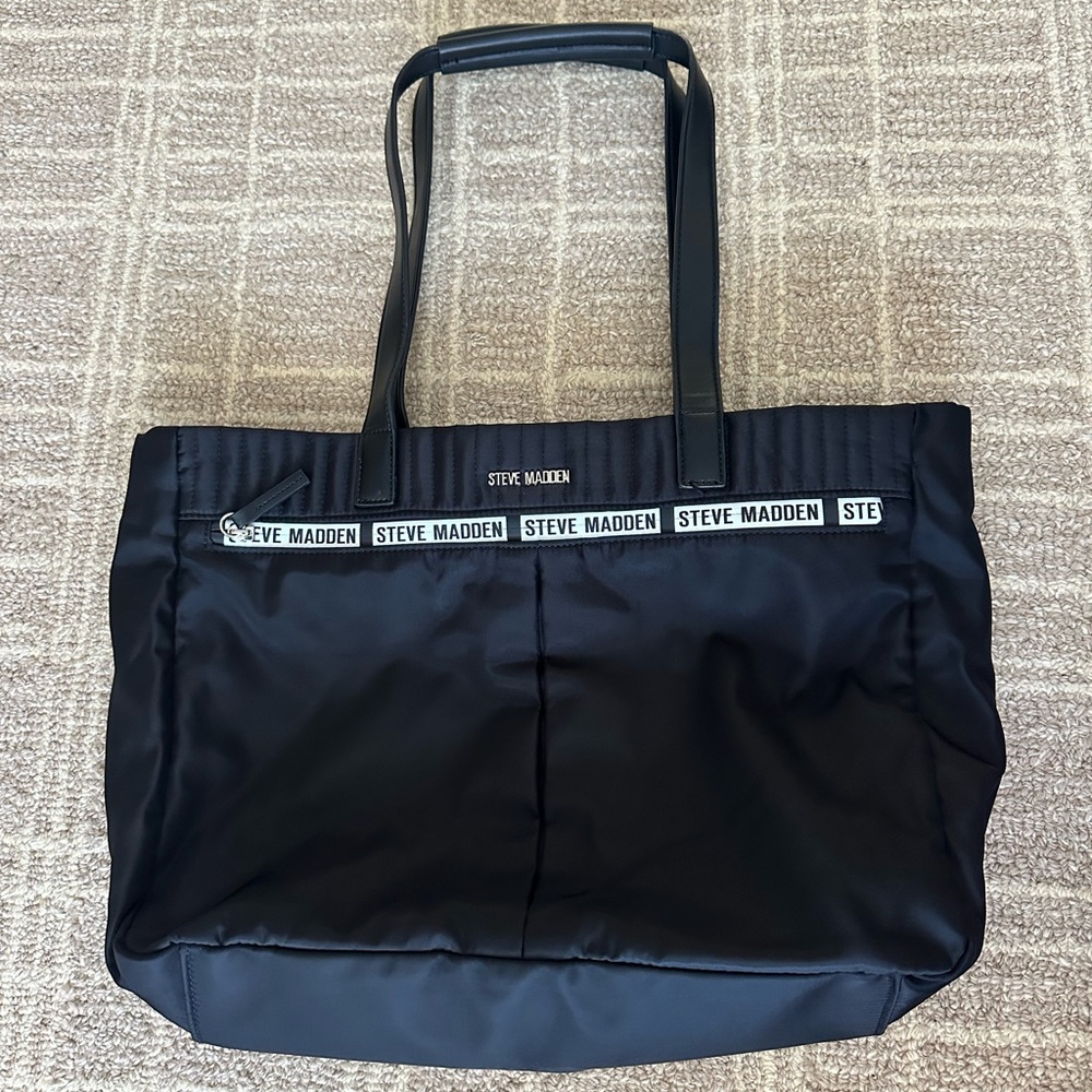 Steve Madden Black Tote